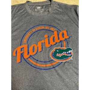 Colosseum Florida Gators‎ Mens Large Charcoal Grey Performance Graphic T-Shirt
